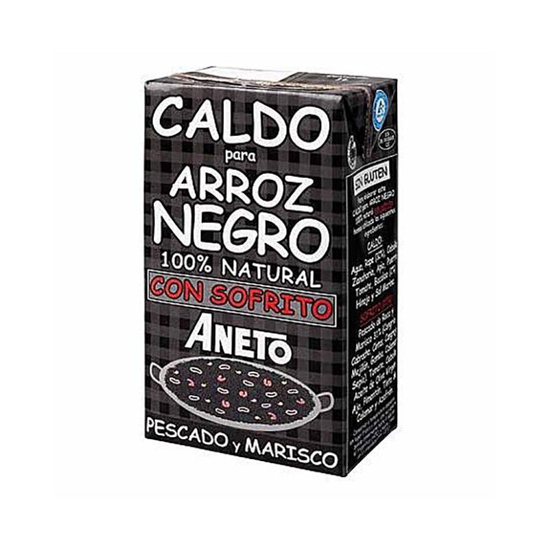 CALDO PARA ARROZ NEGRO BRICK 1L
